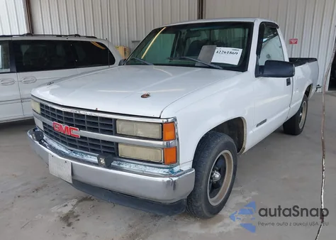 1996 GMC Sierra C1500 z USA, uszkodzony, nr VIN 1GTEC14W1TZ533735